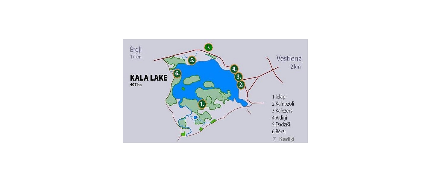 Kāla ezers shēma