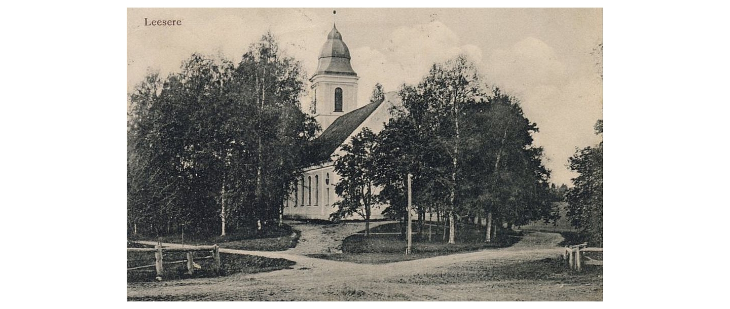 Liezere church in the past