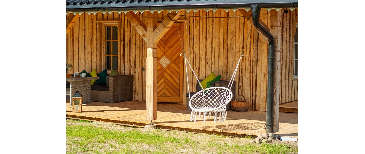 Sauna and terrace