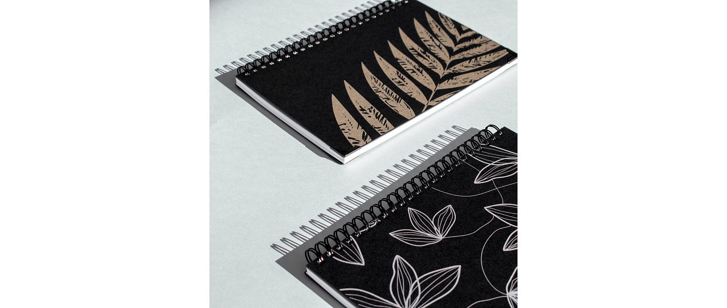A planner with a spiral