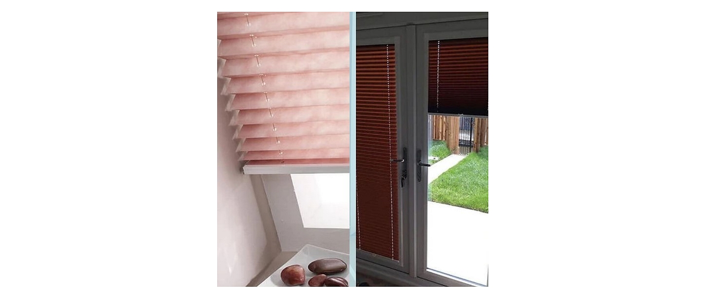 Plisee blinds