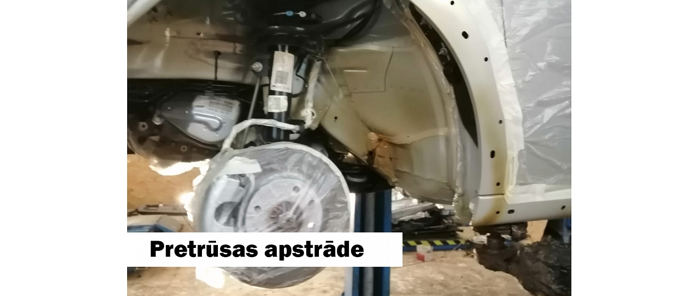 Pretrūsas apstrāde jūsu auto, izmantojot Mercasol tehnoloģiju.