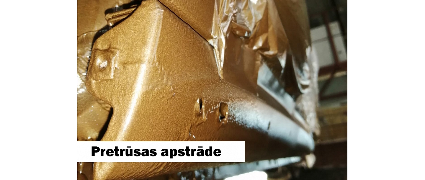 Pretrūsas apstrāde jūsu uzņēmuma auto, izmantojot Mercasol tehnoloģiju.