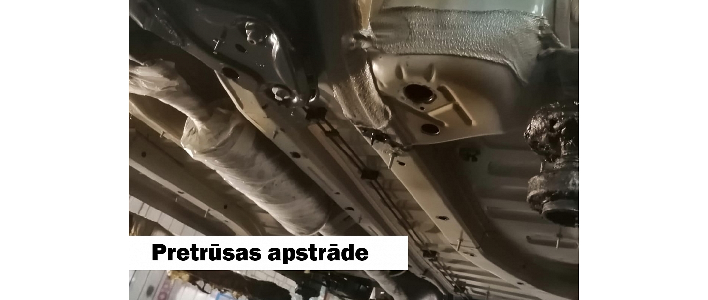 Rezerve, SIA, autoserviss - auto virsbūves pretrūsas apstrāde, izmantojot Mercasol tehnoloģiju.