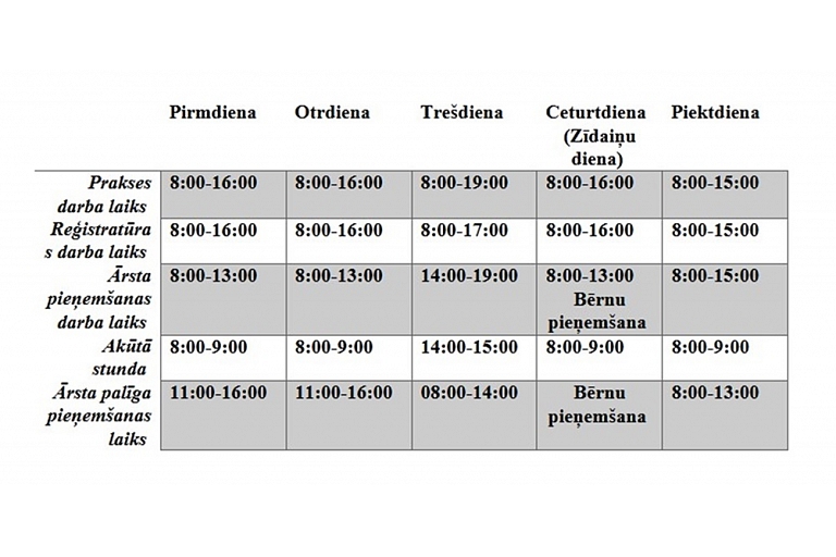 Visiting hours
