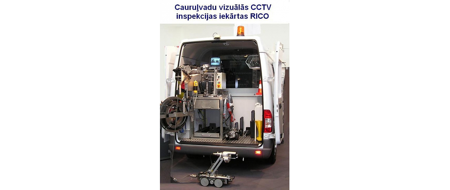 RICO, gejos-tv (cctv) video inspekcijas iekārtas