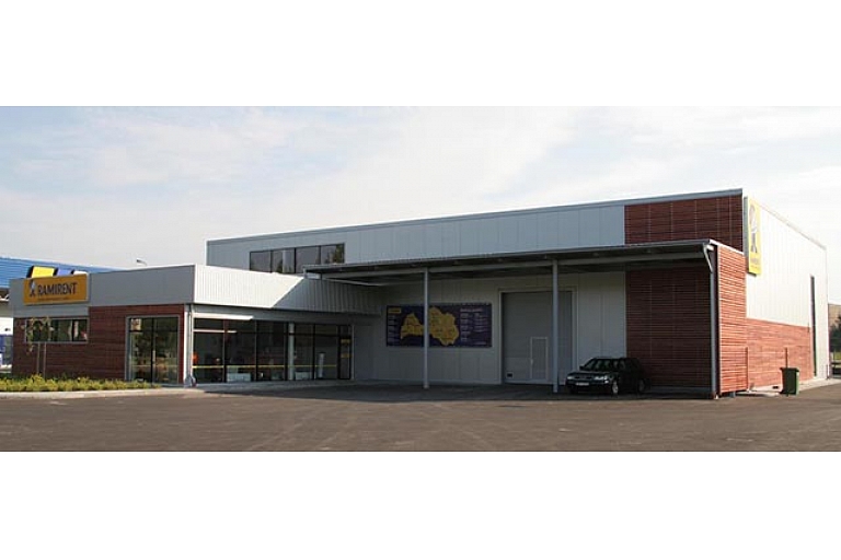 LTD "Ramirent" construction of warehouse and office premises in Jelgava.