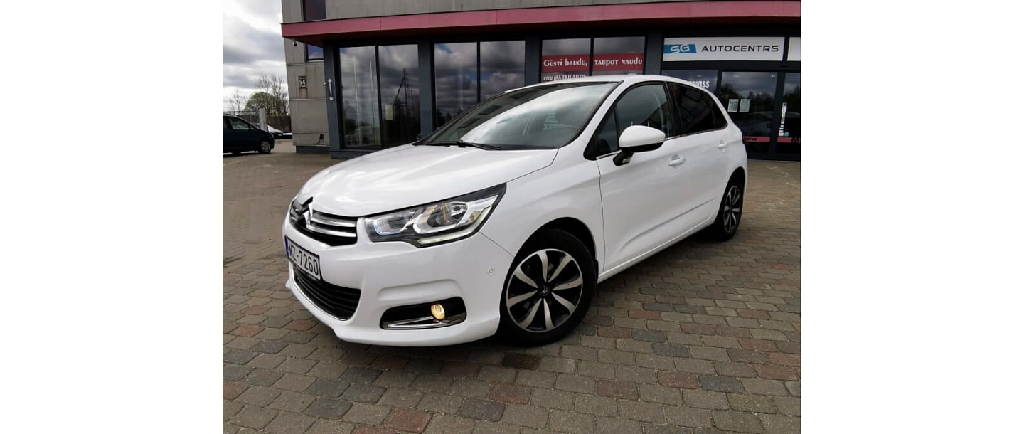 Citroën C4 white, hatchback, fuel: Diesel