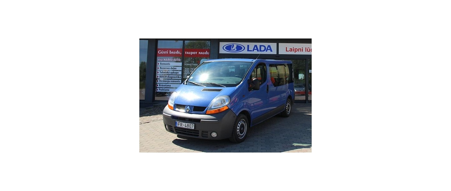 RENAULT TRAFIC L1, микроавтобус, топливо: Diesel