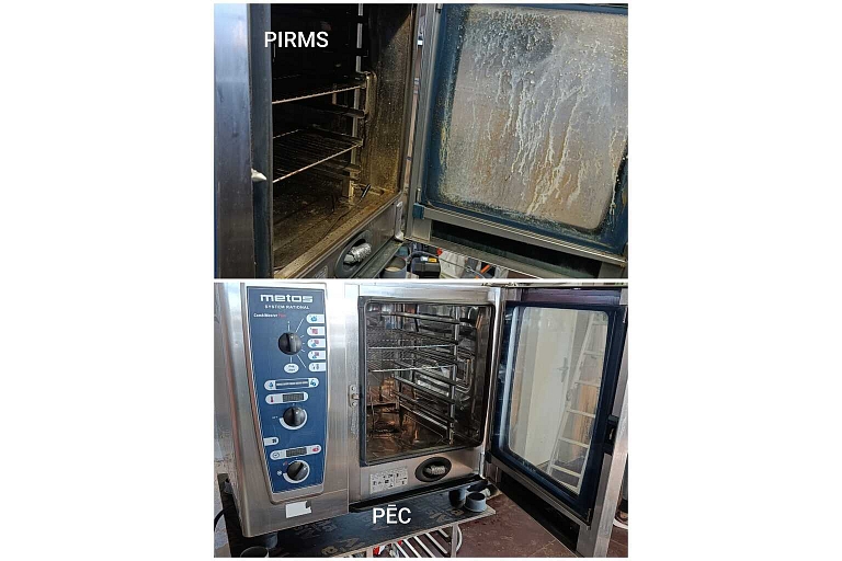 washing heavily greasy surfaces