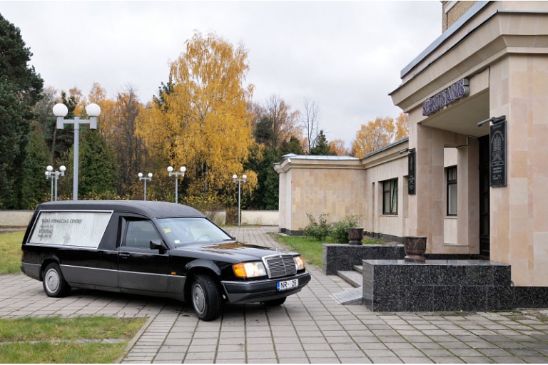 Hearse, morgue, funeral services