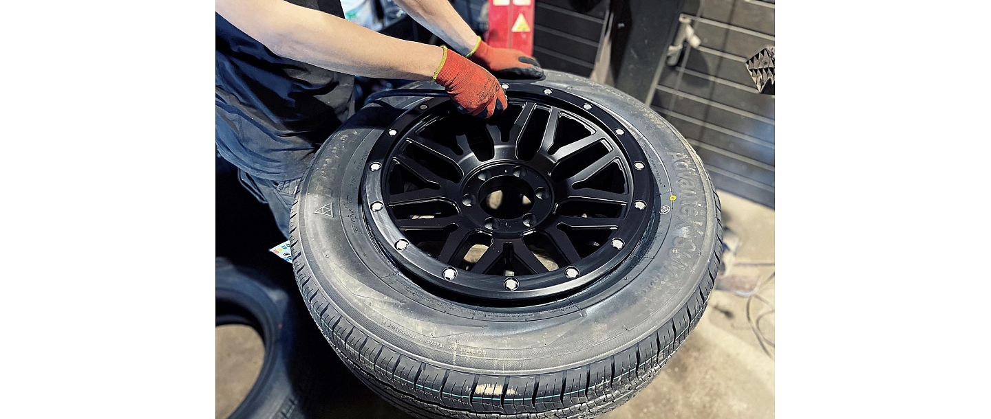 Tyre assembly, disc repair, tyre service.