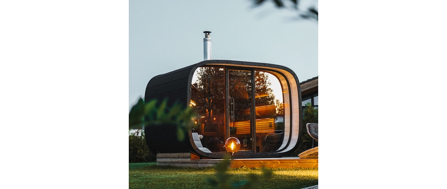 Indoor and outdoor ready-made saunas