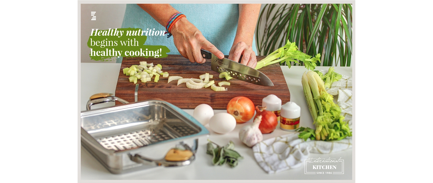 Нож SANTOKU edition NR. 1 с отверстиями, качество, ножи шеф-повара