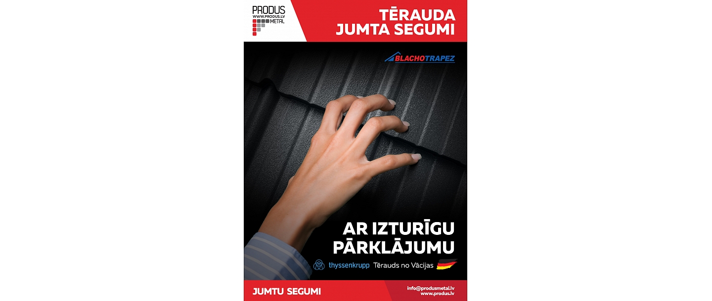 Tērauda jumta segumi