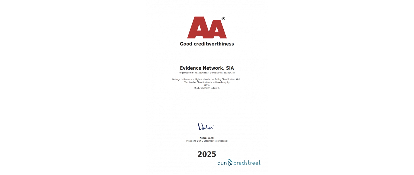 Creditworthiness certificate