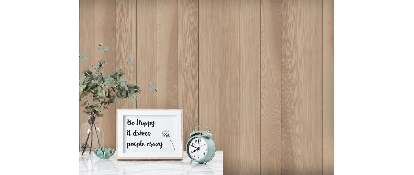 Sienai PVC un MDF paneli TOFFY WOOD 2
