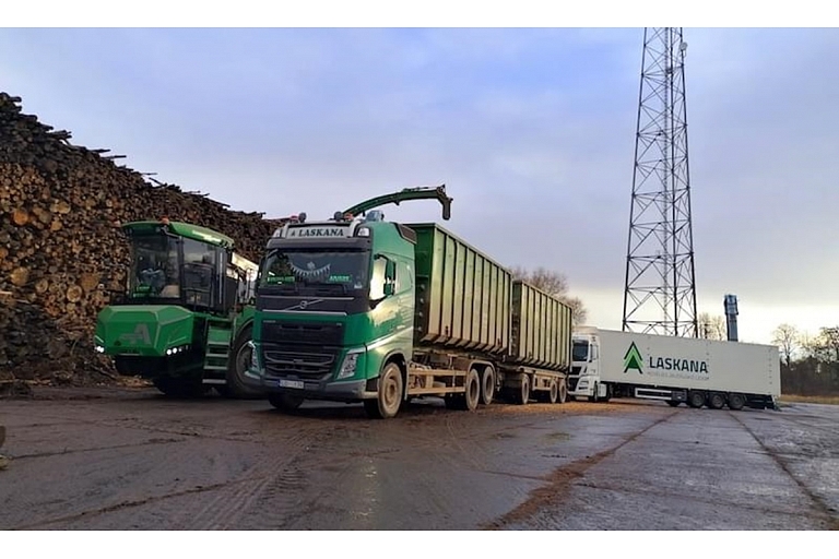 wood chip transportation