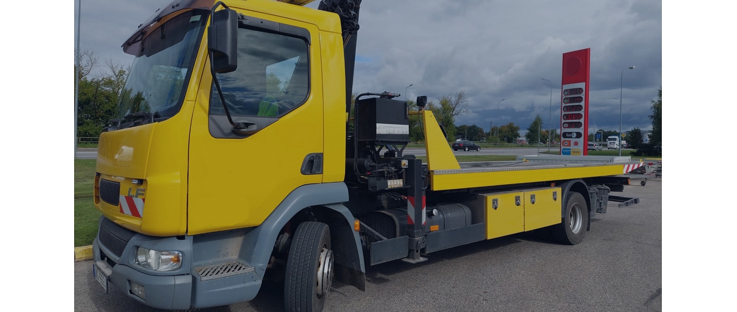 heavy-duty tow truck, ready to help with transportation support to highways or more remote locations