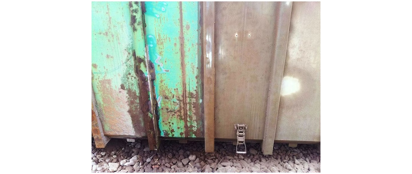 colour removal with sandblast