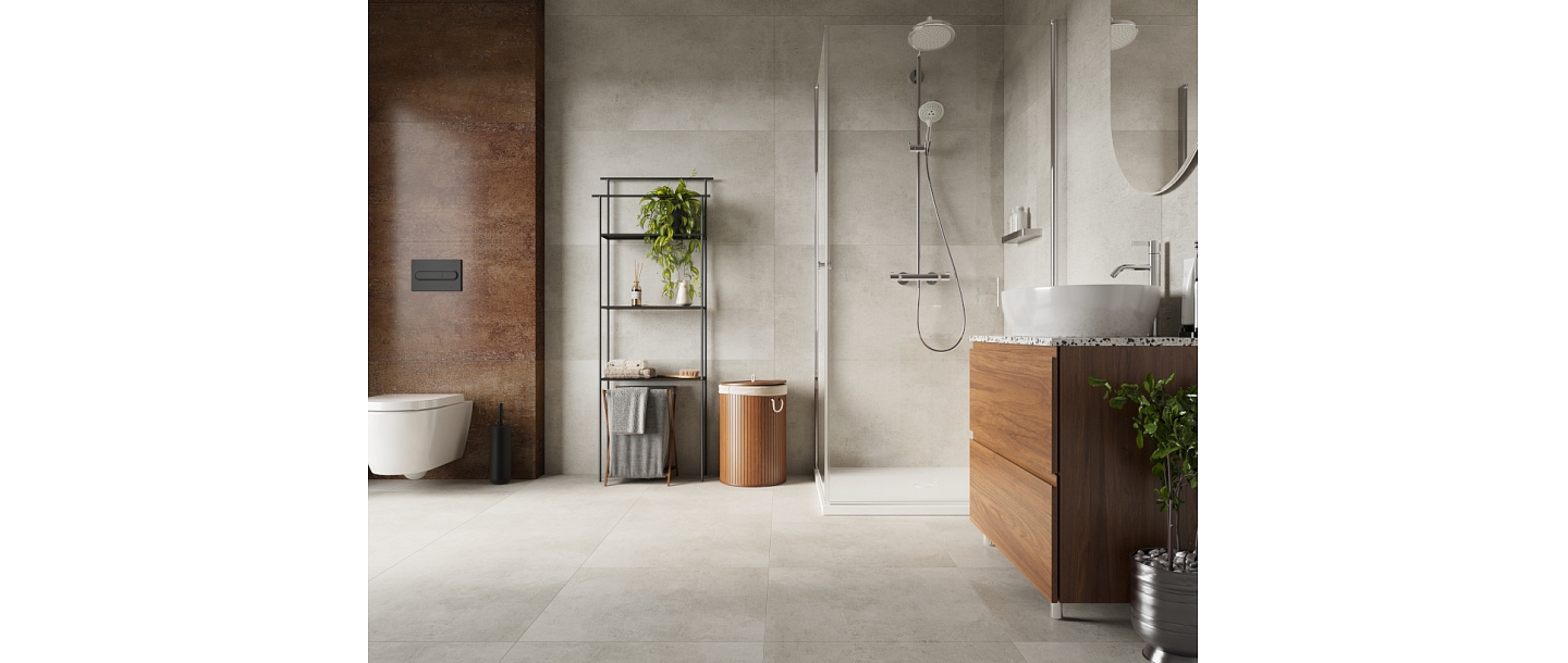 SPC Tile Panel for Grid Concrete_Dust_packshot_60x60_SPC-Flooring2