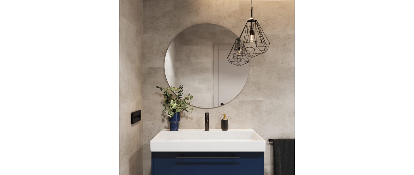 SPC Tile Panel For Wall Concrete_Beige2
