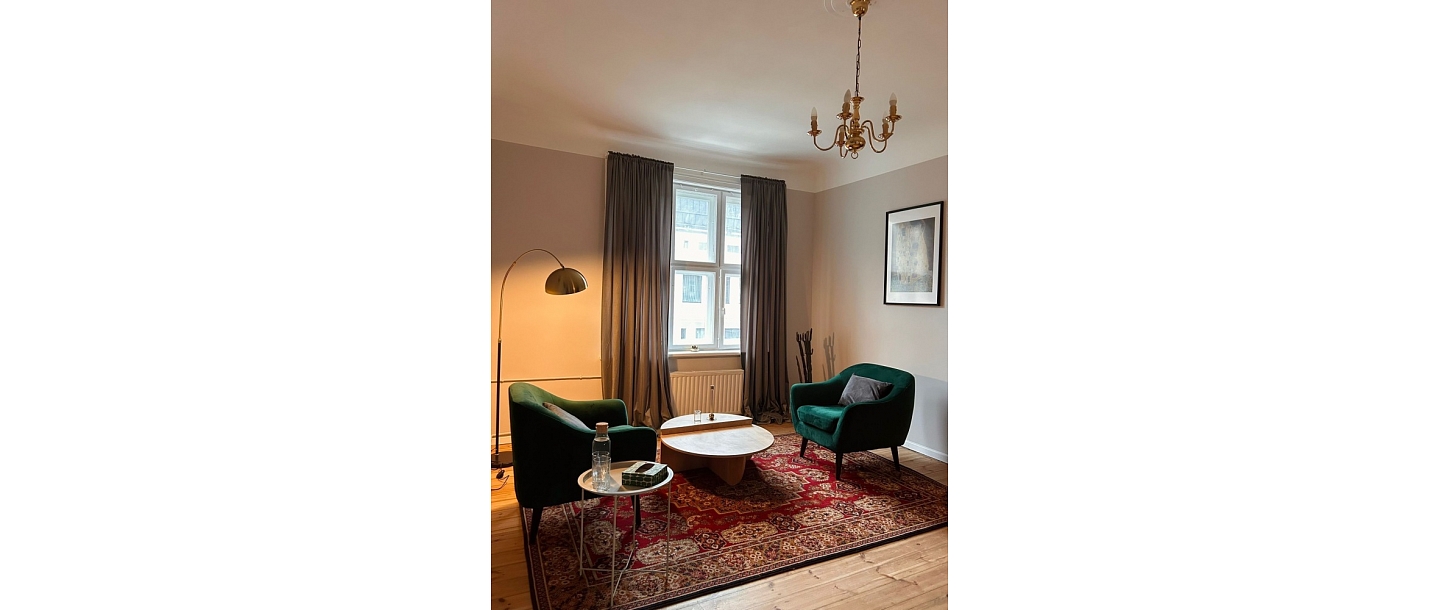 Psychotherapy office in the center of Riga