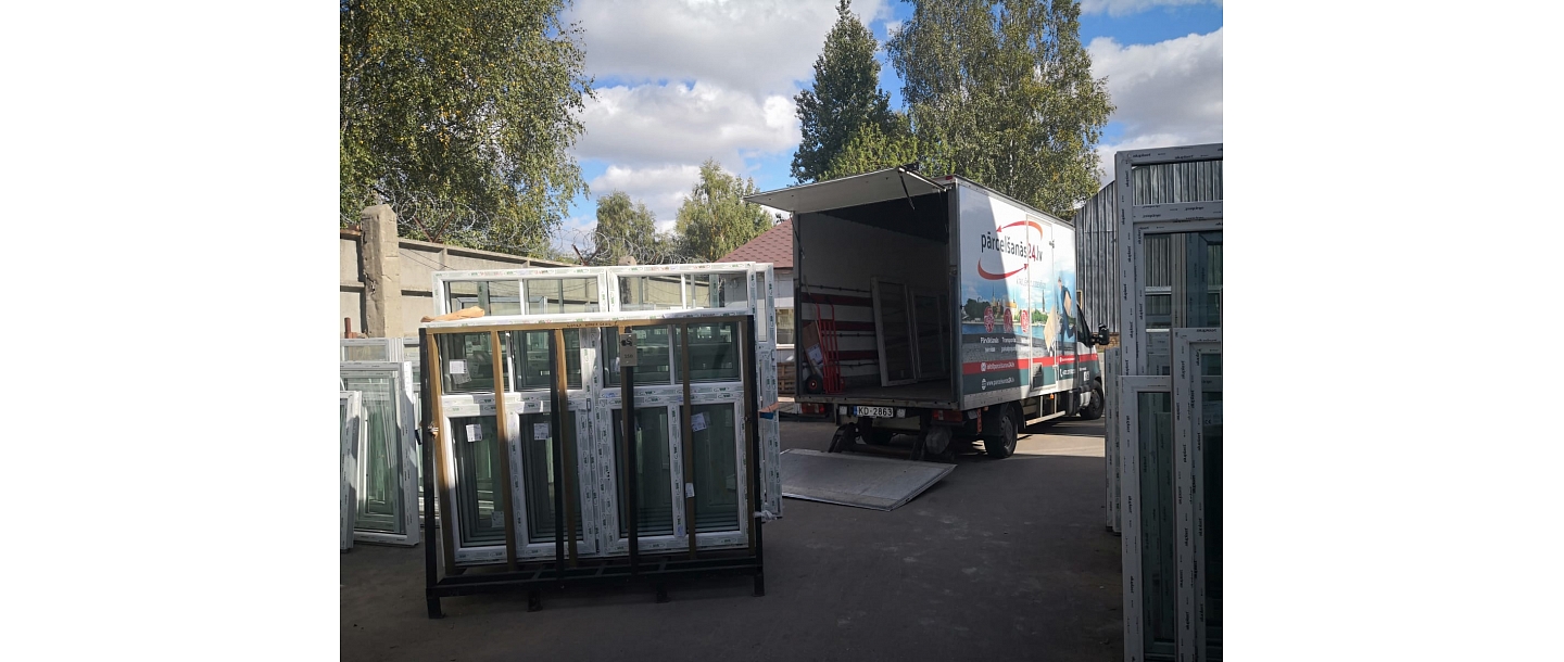 Construction material delivery