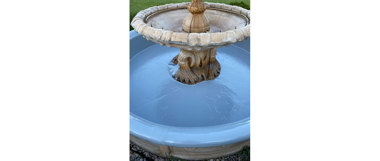 Fountain waterproofing