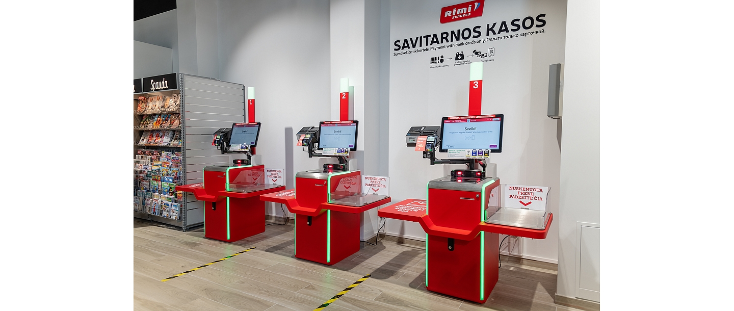 StrongPoint Self-service checkouts