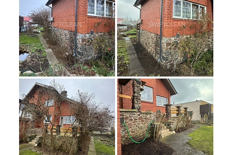 Area cleanup and yard cleaning with SwiftClean