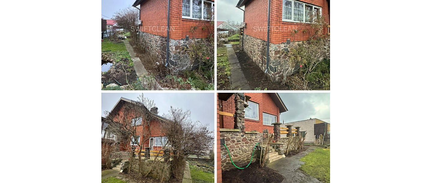 Area cleanup and yard cleaning with SwiftClean