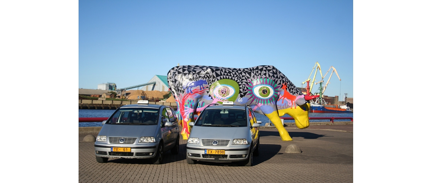 Taxi with two drivers