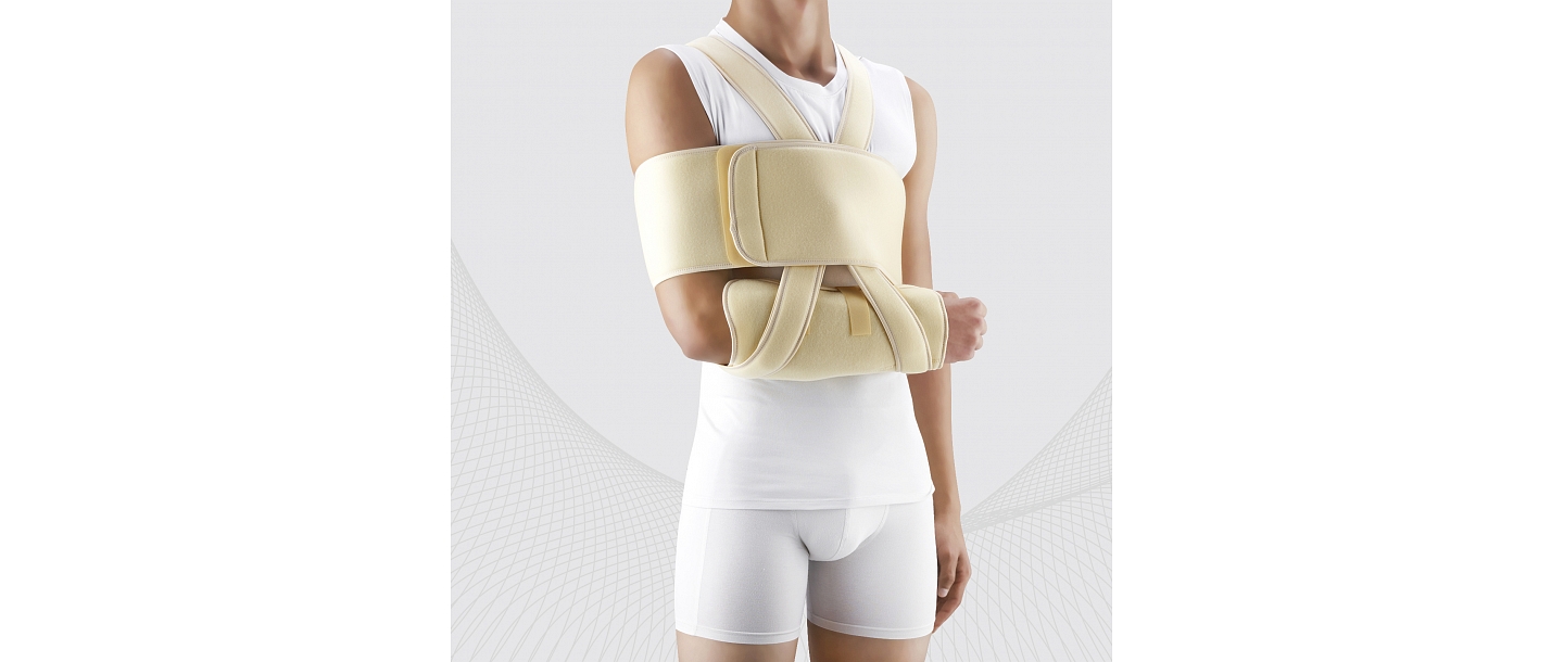 Supportive bandage for arm fixation