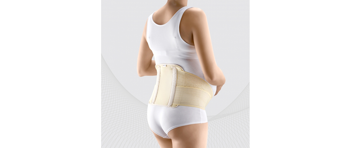 support belt for pregnant women with pronounced back support