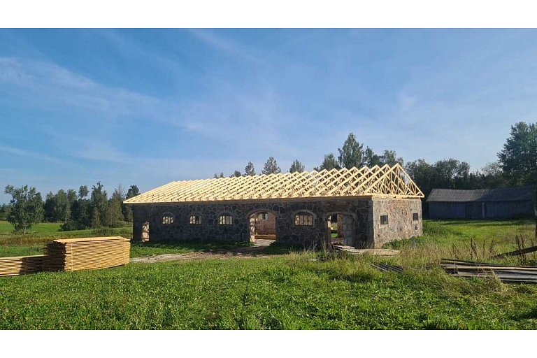 Wooden roof
