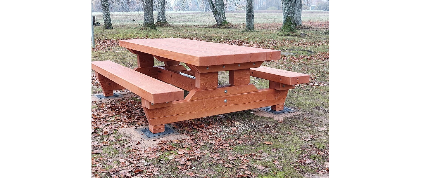 Wooden table set