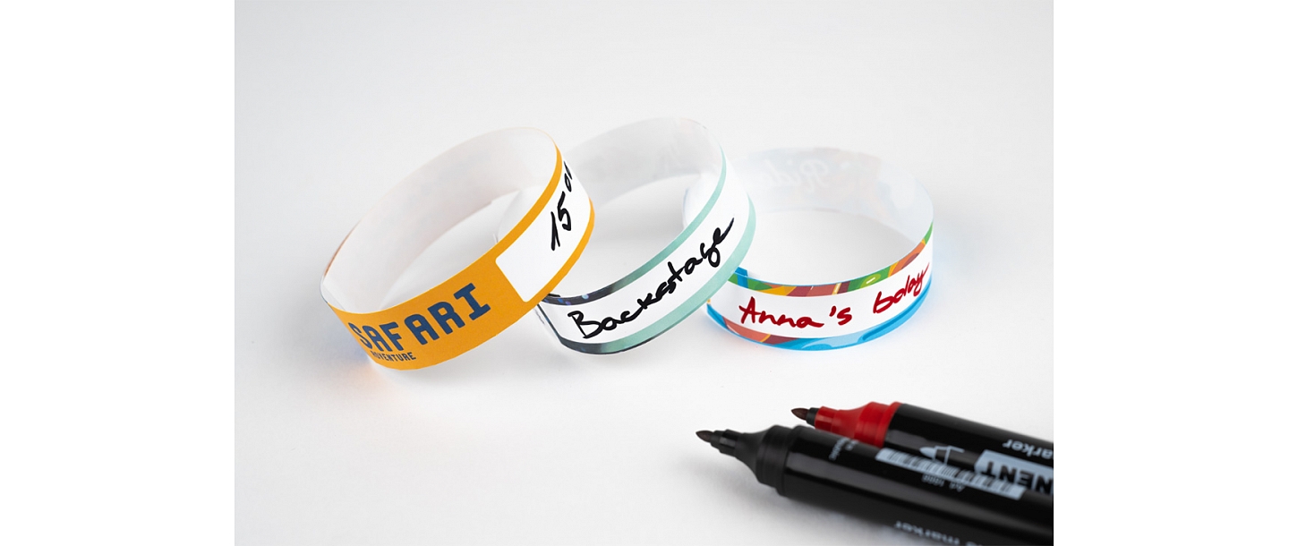Tyvek bracelets