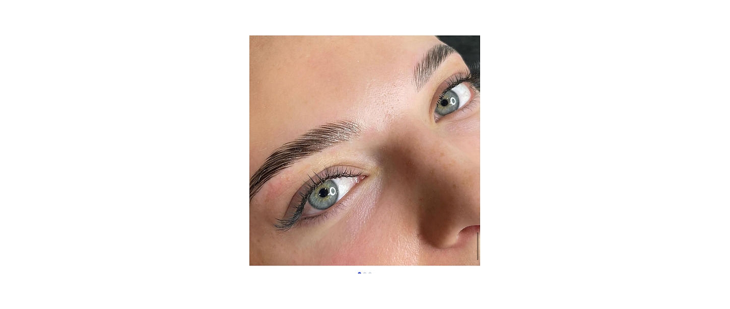 Eyebrow dyeing, lamination