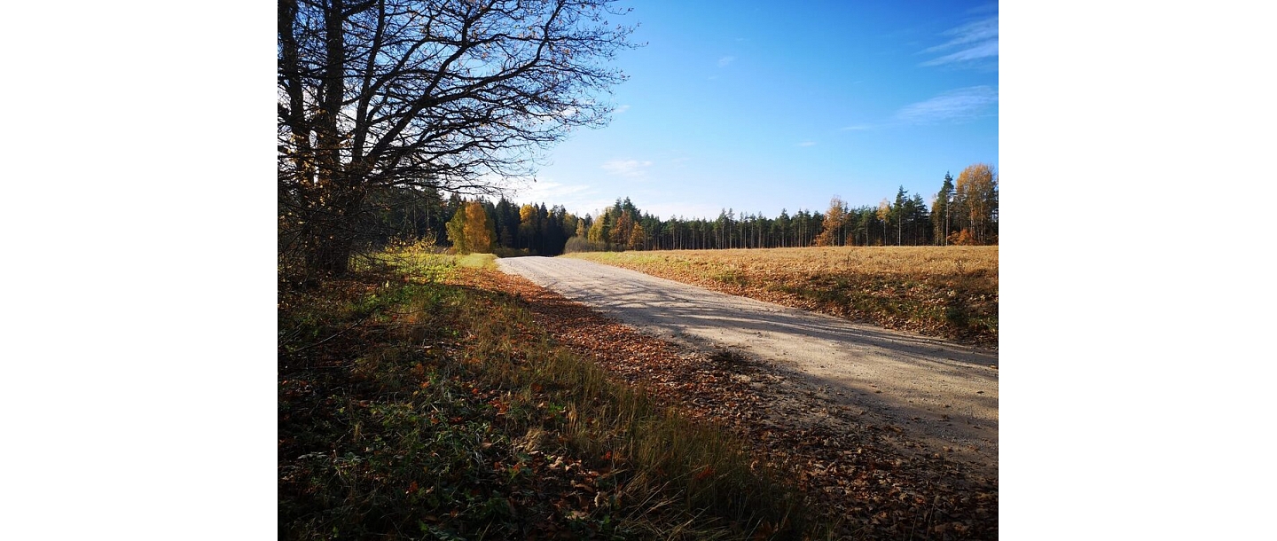 Gravel path, which is being built "Valmiera roads"