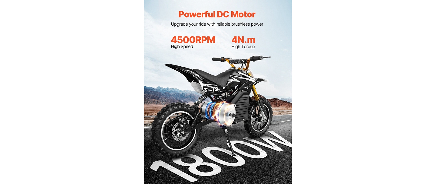 VEVOR 1800W brushless motor