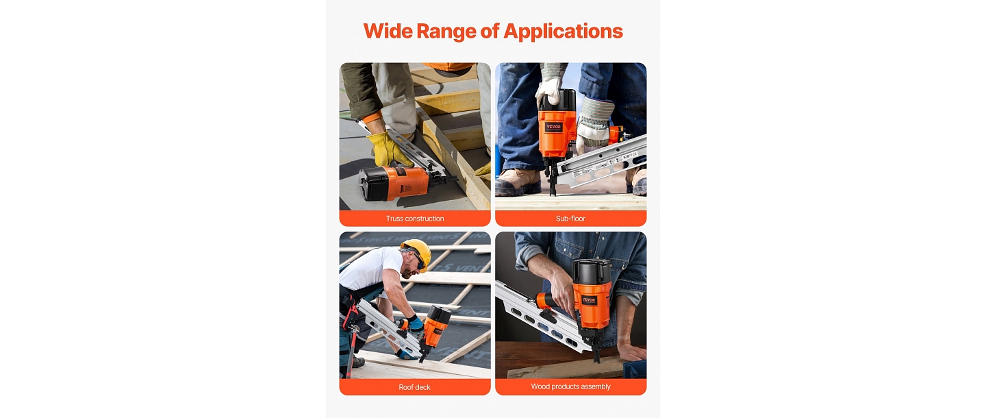 VEVOR 21 pneumatic framing nailer