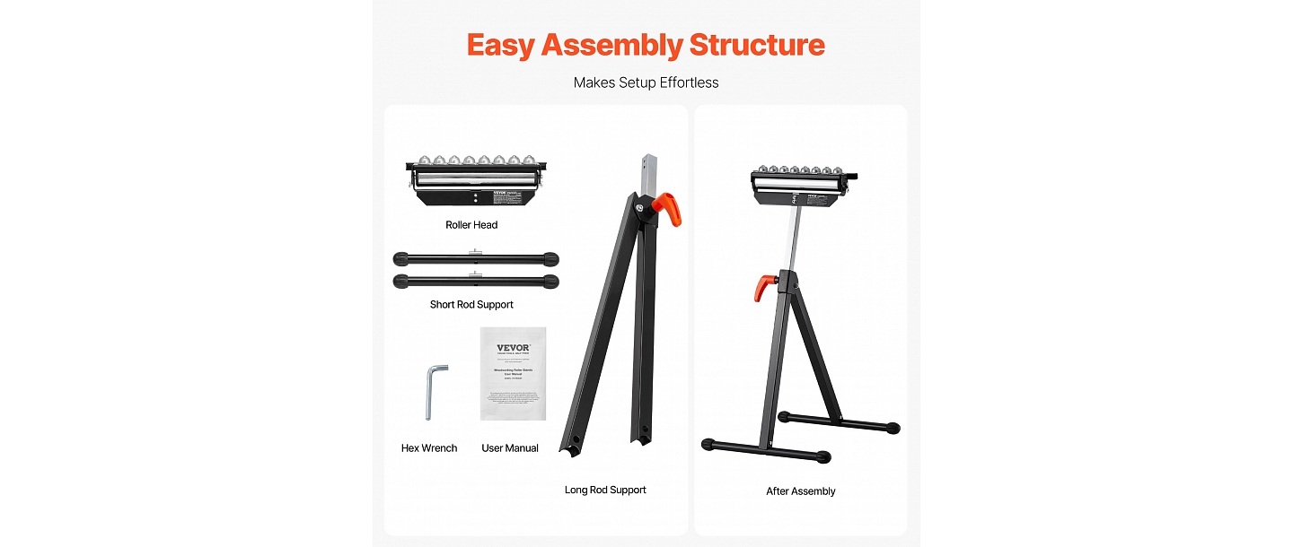 VEVOR adjustable roll stand