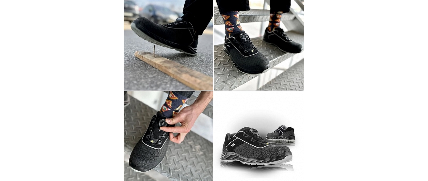 VM Footwear work shoes with BOA lacing system