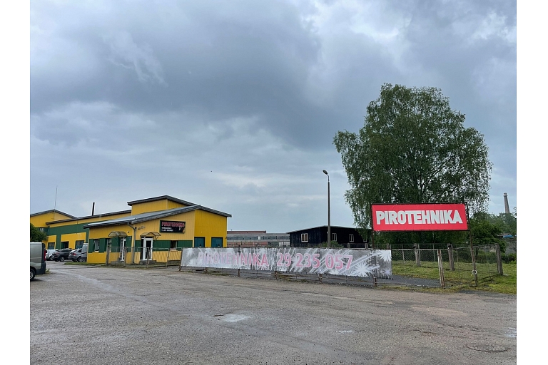 Jay, Ltd. Holiday fireworks in Valmiera