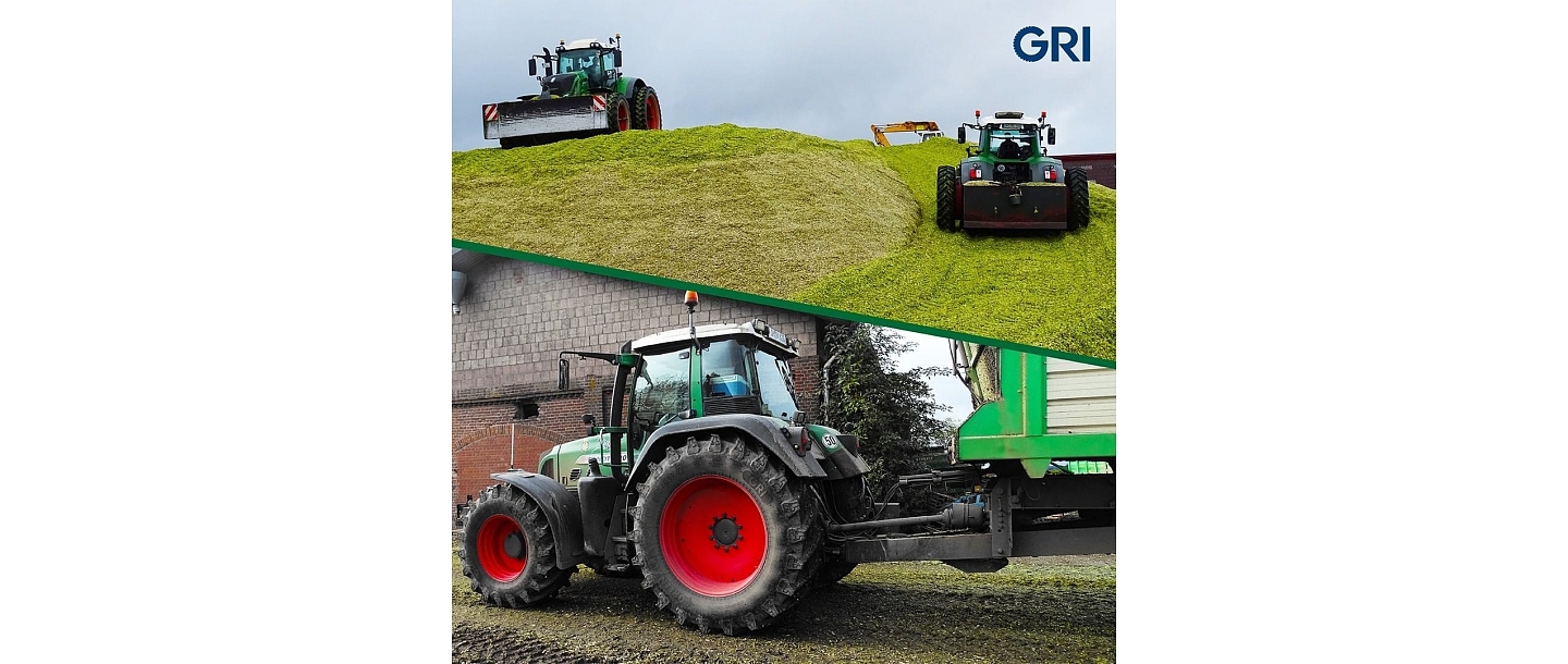 Lauksaimniecības Traktori ar gumijas ķēdēm