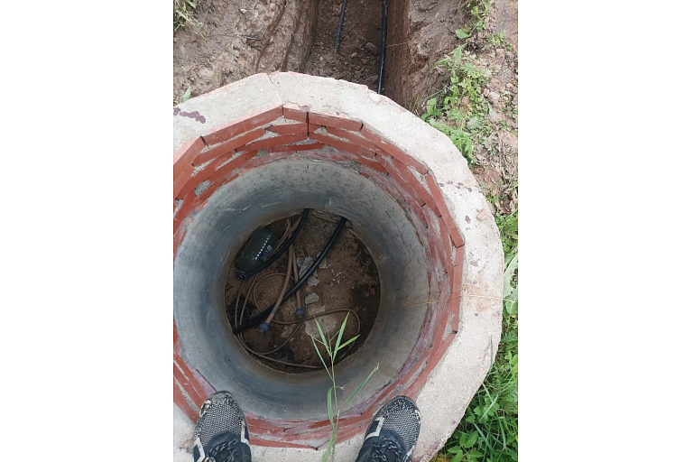 sewerage construction