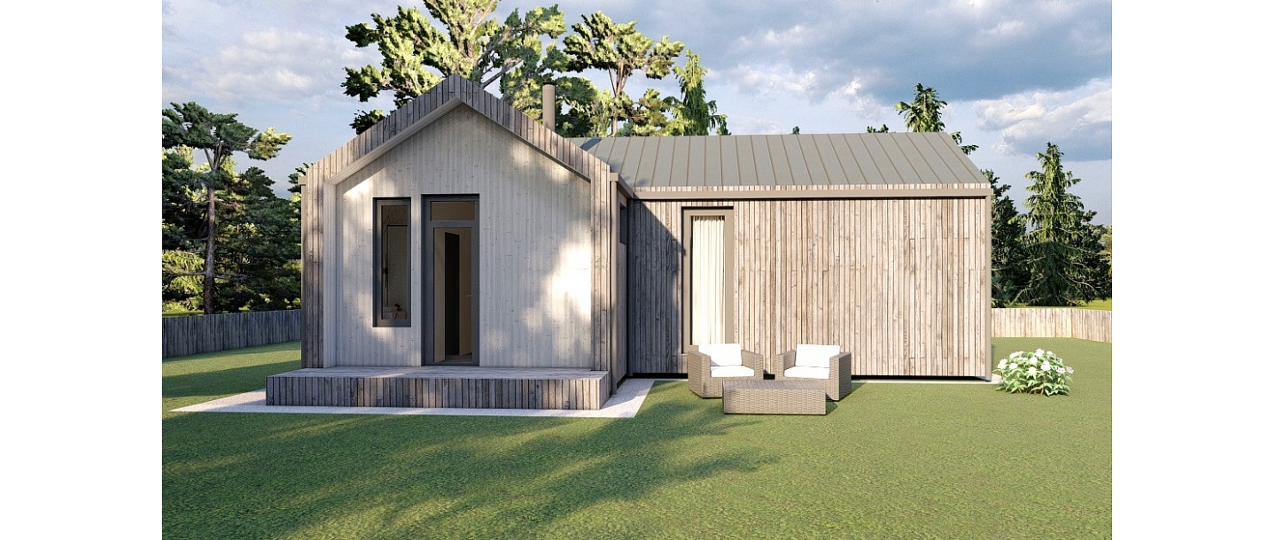 wooden frame houses