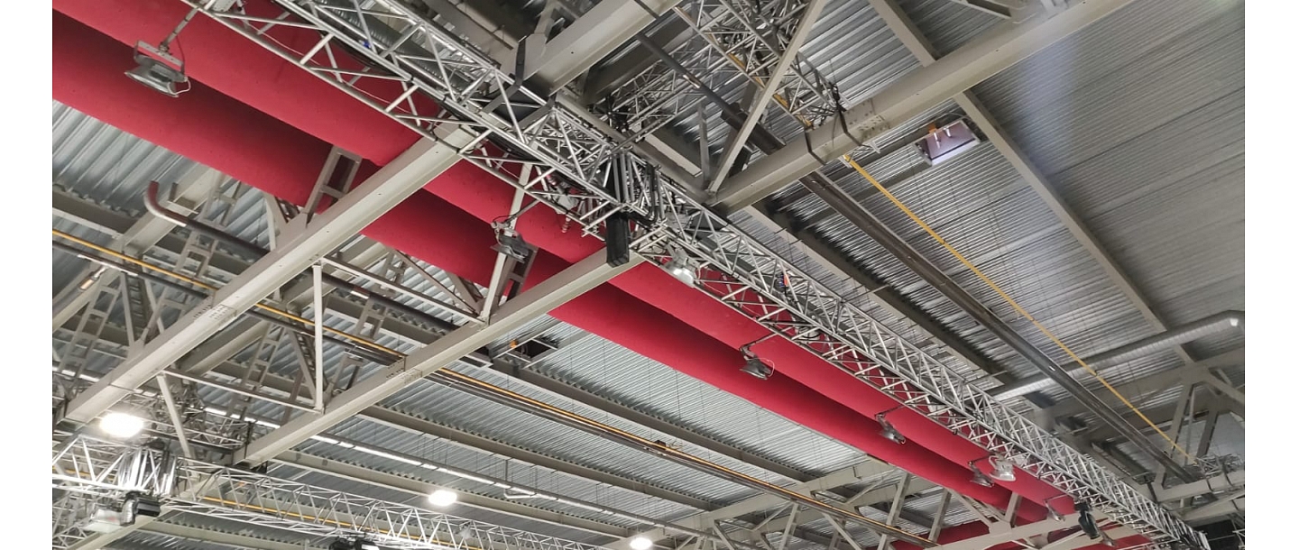 FabricAir ducts in red