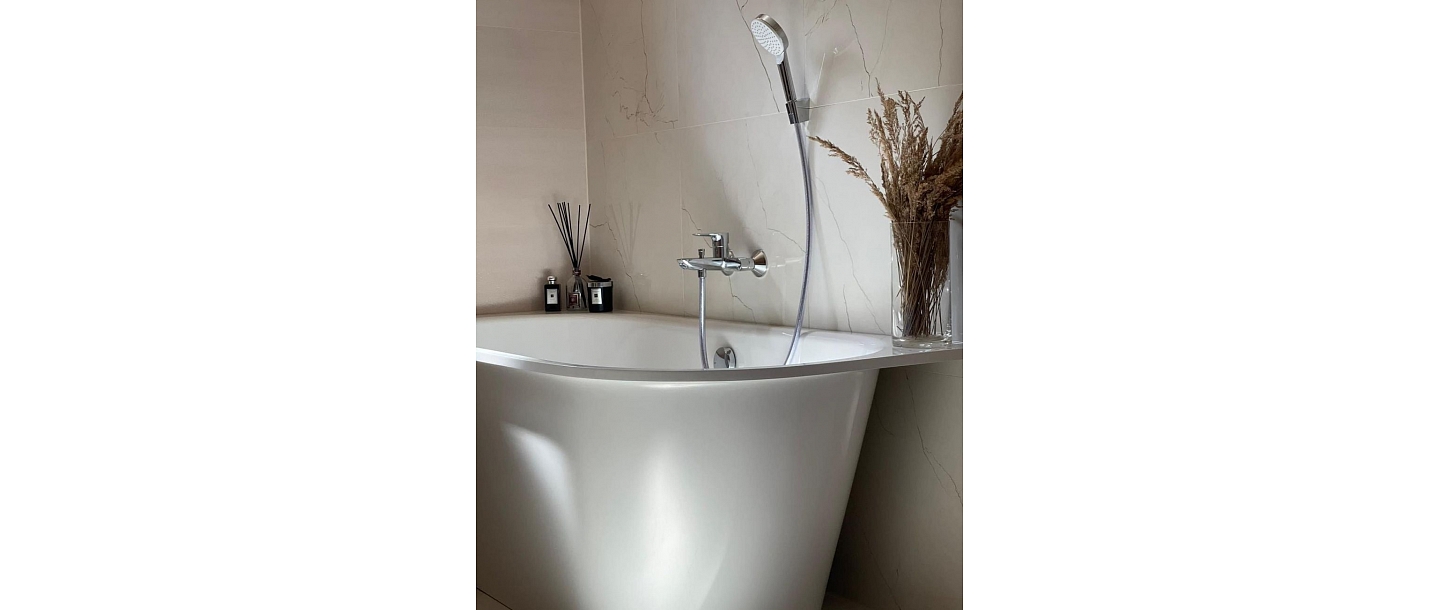 Разработан дизайн ванной комнаты